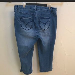 d.jeans Jean Capri Pants 16W NWOT